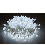 Χριστουγεννιάτικα Φώτα 300 LED Cherry Ψυχρό Λευκό Με Διαφανές Καλώδιο Και Πρόγραμμα