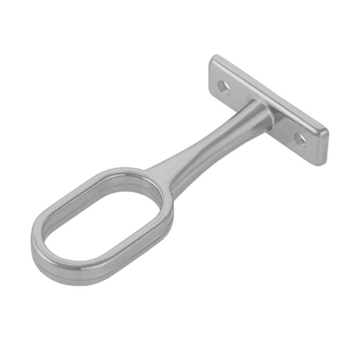 Μεσαία Στήριξη 30x15mm Οβάλ Χρωμέ