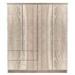 Ντουλάπα ArteLibre CANDY CANE Φυσικό Χρώμα 160x50x195cm