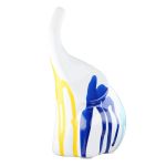 Φιγούρα Ελέφαντας 'Colori' Κεραμικό Πολύχρωμο/Λευκό 8x11.5x19cm