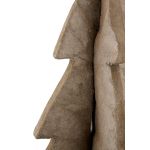 Διακοσμητικό Αντικείμενο Χριστουγεννιάτικο Δέντρο 'Nordic' Χαρτοπολτός Καφέ 16x16.5x26.5cm