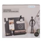 Οργανωτής Γραφείου Μαύρο Ξύλο 26x5x22cm