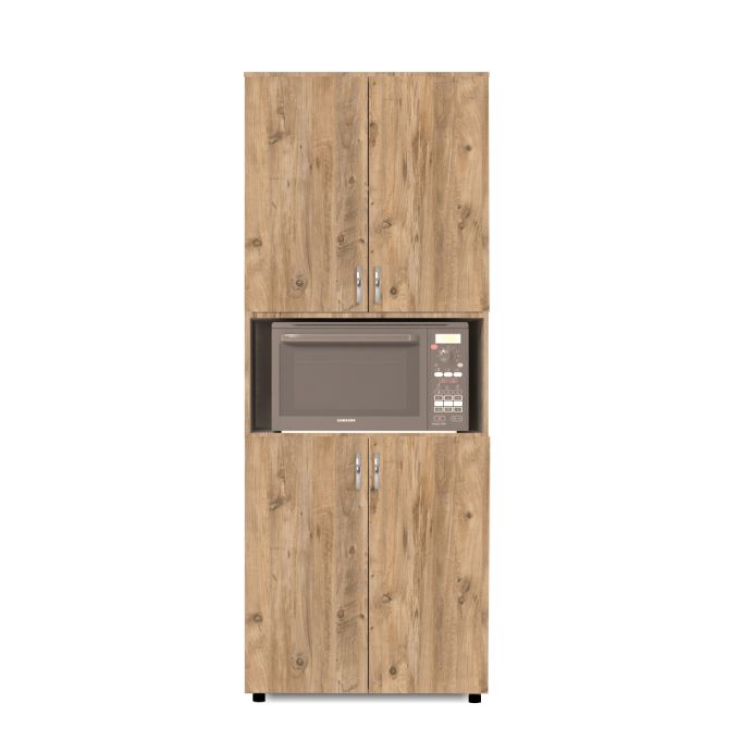 Ντουλάπι Πολλαπλών Χρήσεων ArteLibre CARMELA Φυσικό Μοριοσανίδα 60x32x140cm