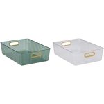 Κουτί Αποθήκευσης 34cm Σε 2 Χρώματα