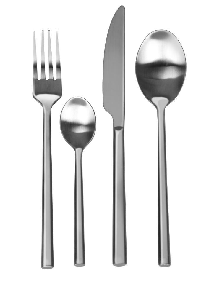 Σετ Μαχαιροπήρουνα Satin Μέταλλο 24Τμχ