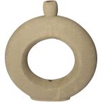 Βάζο ArteLibre Καφέ Κεραμικό 27x5.6x30.5cm