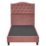 Κρεβάτι Μονό ArteLibre JUNIPER Σάπιο Μήλο Ύφασμα Για Στρώμα 90x200cm