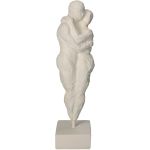 Διακοσμητικό ArteLibre Άνθρωποι Αγκαλιάζονται Ιβουάρ Polyresin 8x8x32.3cm