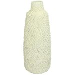 Βάζο ArteLibre Ιβουάρ Polyresin 12.7x12.7x30.7cm