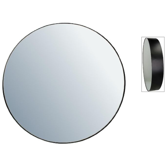 Καθρέπτης ArteLibre Μαύρο Μέταλλο 43x10x43cm