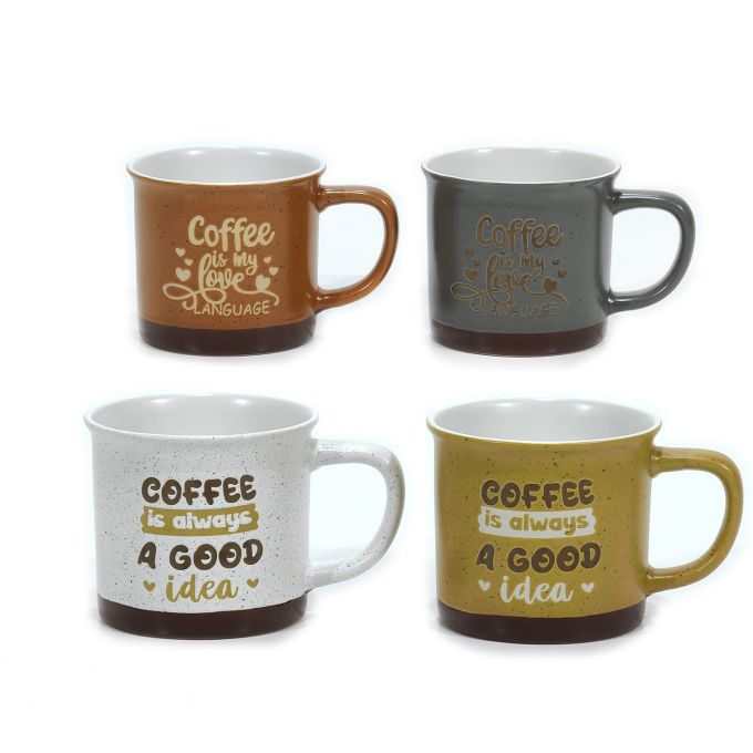 Κούπα 'Coffee' 36.5cl Κεραμικό Σε 4 Σχέδια