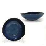 Πιάτο Σούπας Μπλε Πορσελάνη Φ22cm