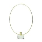 Κηροπήγιο ArteLibre Χρυσό Μέταλλο 28x8x30cm