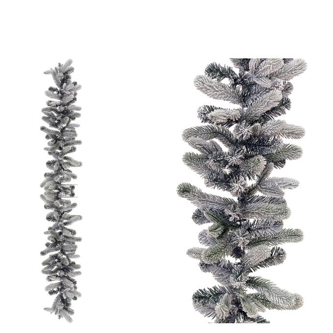 Χριστουγεννιάτικη Χιονισμένη Γιρλάντα PE/PVC Με 180 Κλαδιά 270cm