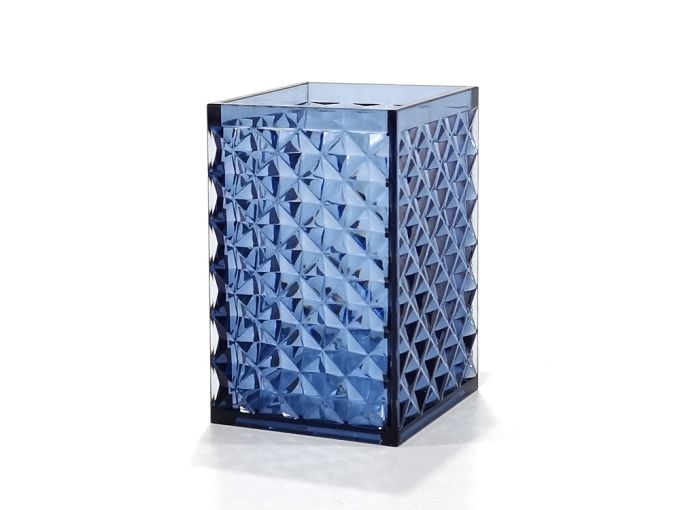 Ποτηροθήκη Μπλε/Διάφανο Πλαστικό