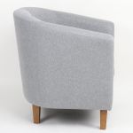 Πολυθρόνα ArteLibre FIORELLA Γκρι Ύφασμα 73x69x75cm