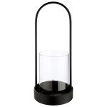 Φανάρι Κυλινδρικό Μεταλλικό Μαύρο D15X39Cm D15X39Cm