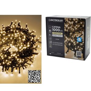 1000 LED Εσωτ. & Εξωτ. Χώρου Με 8 Προγράμματα Και Μετασχηματιστή Θερμό Λευκό Φως Πράσινο Καλώδιο Μη Επεκτεινόμενο IP44 3