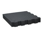 Πλακάκια Δαπέδου Μαύρα 40x40cm BLACK+DECKER 6Τμχ