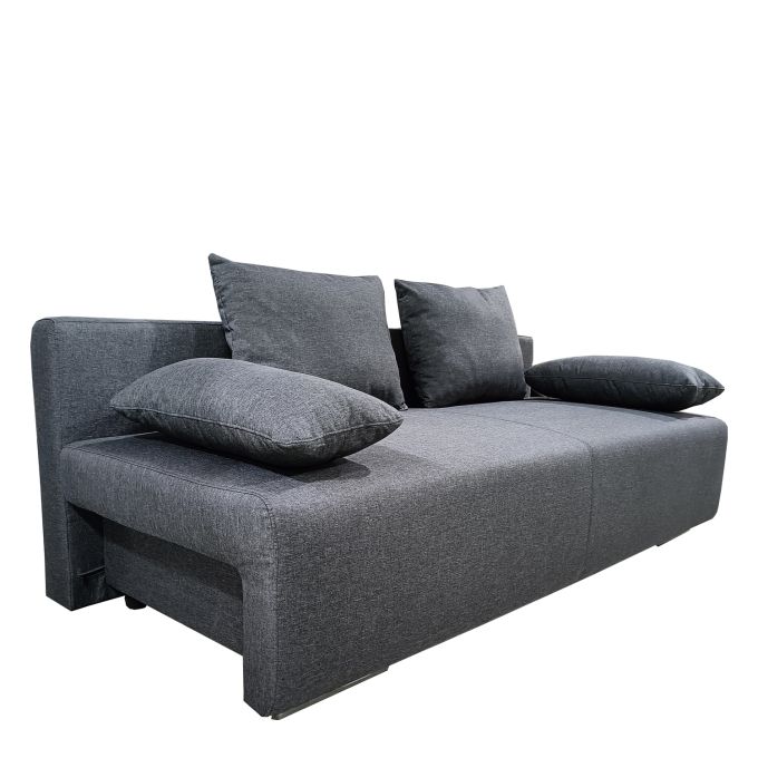 Καναπές Κρεβάτι Τριθέσιος ArteLibre URBAN LOUNGE 3S Σκούρο Γκρι Ύφασμα 194x93x72cm