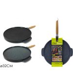 Τηγάνι Chef Stone Αντικολλητικό Μαύρο Αλουμίνιο 32CM