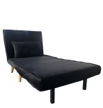 Πολυθρόνα ArteLibre ALFHARD Μαύρο Ύφασμα 77x80x79cm