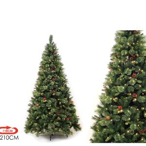 Χριστουγεννιάτικο Δέντρο Sirin PVC/PP/PE Με 500 LED 210cm