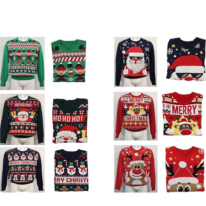 Χριστουγεννιάτικα Πουλόβερ Με Χαρακτήρες Σε 3 Σχέδια