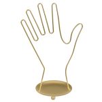 Μπιζουτιέρα Χέρι Χρυσό Μέταλλο 16x10x26.5cm