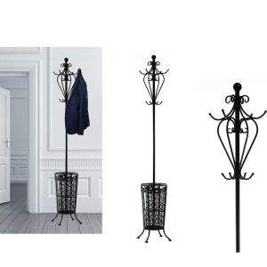 Καλόγερος Μαύρο Μέταλλο Φ28x185cm