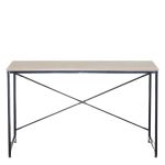 Γραφείο ArteLibre IVERTON Δρυς/Μαύρο Μοριοσανίδα/Μέταλλο 120x60x70cm