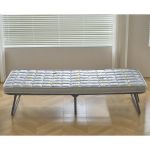 Κρεβάτι Σπαστό ArteLibre FLEXREST Με Στρώμα Πάχους 12cm Μαύρο Μέταλλο 180x80x33cm