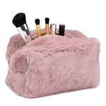 Νεσεσέρ Καλλυντικών Ροζ Γούνα 17.5x10x10cm