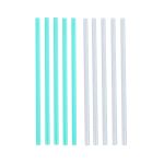 Επαναχρησιμοποιούμενα Καλαμάκια 10Τμχ Πολύχρωμα ALPINA