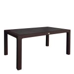 Τραπέζι Κήπου ArteLibre Eco Καφέ Ανακυκλωμένο PP 150x90x74cm