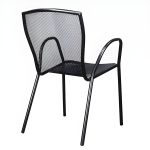 Πολυθρόνα Κήπου ArteLibre ANUKE Μαύρο Μέταλλο 54x62x89cm