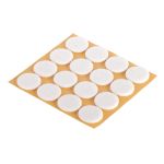 Τσοχάκια Συνθετικά Αυτoκόλλητα Λεία Δάπεδα Φ22mm 16Τμχ Λευκό