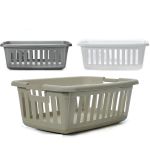 Καλάθι Ρούχων Πλαστικό 54x42x24cm Σε 3 Χρώματα