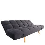 Καναπές Κρεβάτι Τριθέσιος ArteLibre ELVINA Γκρι Ύφασμα 182x82x88cm