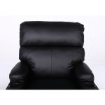 Πολυθρόνα Ανακλινόμενη ArteLibre RANA Μαύρο PU 80x95x103cm