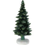 Δεντράκι Μίνι Με Ιριδίζων Glitter Πράσινο Polyresin 10x10x24cm