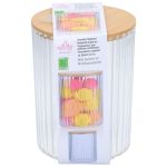 Οργανωτής Καλλυντικών με Καπάκι Μπαμπού 9.5x13.5cm