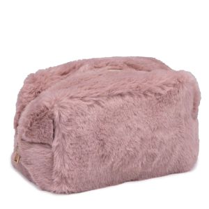 Νεσεσέρ Καλλυντικών Ροζ Γούνα 17.5x10x10cm