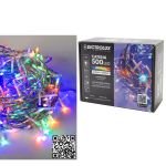 500 LED Πολύχρωμο Για Εξωτερικό Χώρο Με Διαφανές Καλώδιο Και Πρόγραμμα