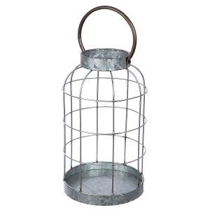 Φανάρι ArteLibre Γκρι Μέταλλο 37cm