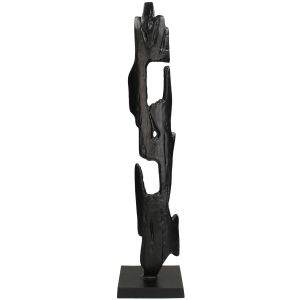 Διακοσμητικό ArteLibre Μαύρο Αλουμίνιο 13x12x67cm