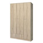 Ντουλάπα ArteLibre CAJSA Φυσικό Μοριοσανίδα 90x50x195cm