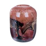 Glasart Βάζο "Apart" Γυάλινο Orange Rose PU H. 27 cm D. 20 cm