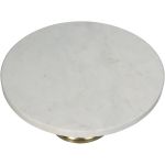 Τουρτιέρα ArteLibre Λευκό Μάρμαρο 29x29x13.5cm