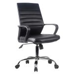 Καρέκλα Γραφείου ArteLibre SANDY Μαύρο PU 57x60x96-106cm
